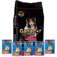 thumbnail image 1 of Alimento para perro Ganador Premium adulto razas medianas y grandes 20 Kg con 5 Sobres Ganador de 100 g, 1 of 2