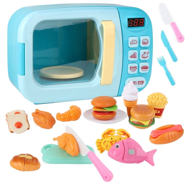 Micro-Ondes Jouet | Set de Cuisine Enfant avec Son et Lumières | Micro