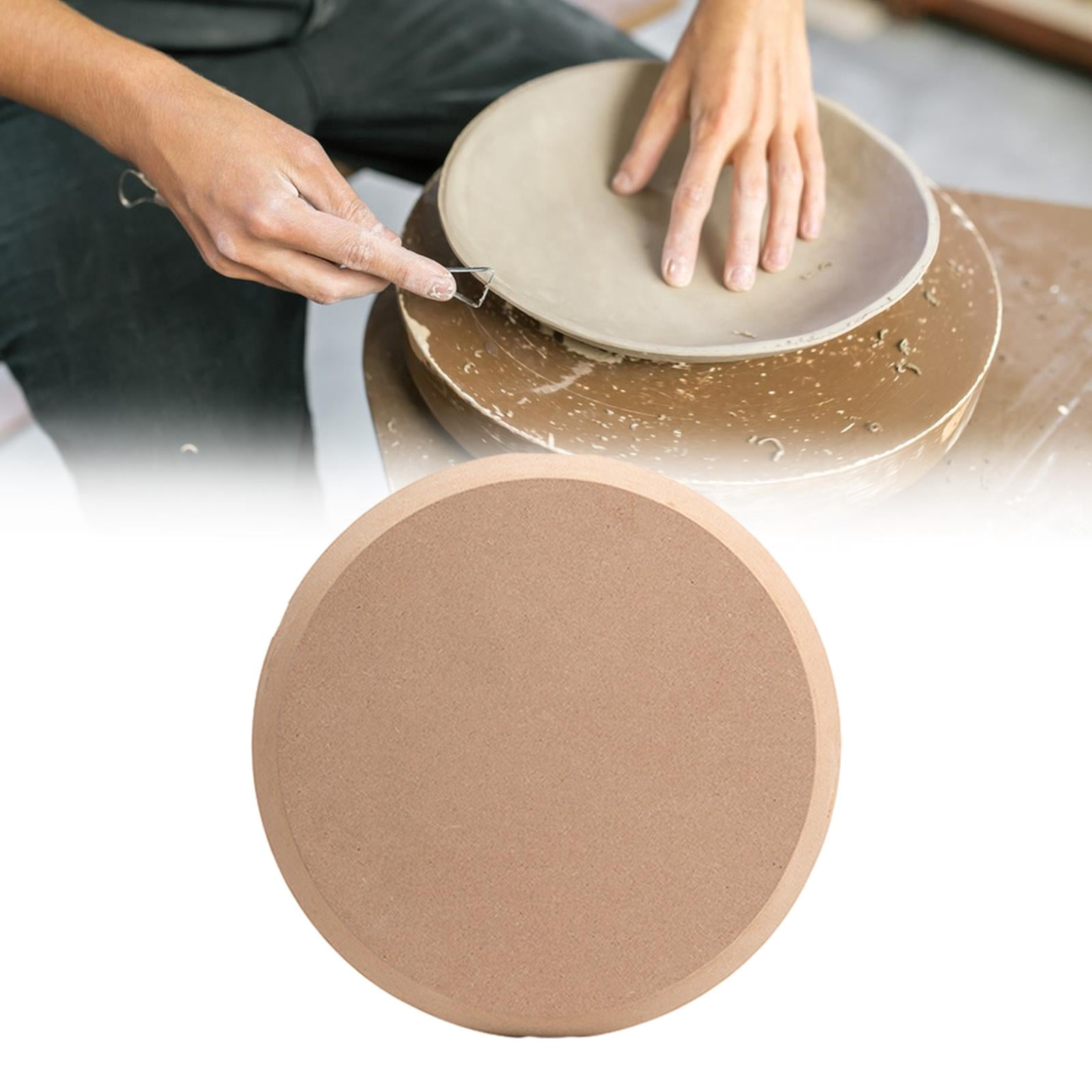 HOMYL Pottery Wheel Bats Holding Clay for Ceramic Arts Clay Making Pottery Supplies Round 20cm