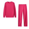 thumbnail image 1 of Ropa sexy y caliente para mujer, pantalones deportivos de manga larga de color sólido populares para otoño e invierno, 1 of 5