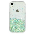 thumbnail image 2 of Fluorescent Case for iPhone XR, Luxury Glitter Glow in The Darkness Noctiluncent Back Cover Luminous Shining Shockproof Protective Slim Phone Case for iPhone XR, Green, 2 of 6