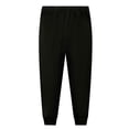 thumbnail image 1 of Pyjama à Pantalon Long pour Garçons et Filles de 110 à 170 Ans Pyjama Uni Noir, 1 of 2