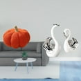 thumbnail image 2 of Encantadores cojines de cisne de calabaza y elegantes figuras para un acogedor dormitorio, sala de estar, sofá cama, mesa, centro de mesa, decoración, 2 of 8