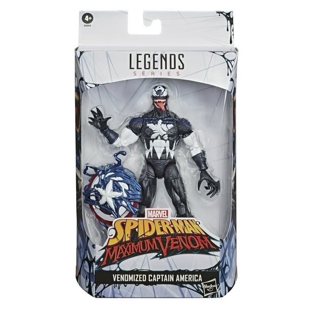 localizar enfermedad Aturdir Hasbro Marvel Legends Series Venom Captain America - Walmart.com
