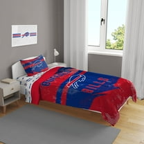 Buffalo Bills Slanted Stripe 4-Piece Twin Bed Set