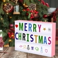 thumbnail image 5 of AGCAN Pink Cinema Light Box with Letters, RGB Marquee Color Changing Led Light Box Sign with 192 Black & Color Letters Emojis, Led Sign Letters Board Gifts for Women Birthdays Christmas Decor, 5 of 8
