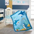thumbnail image 1 of Grand Avenue Bébé Requins 3 Pièces Bébé Crèche Literie Ensemble, 1 of 1