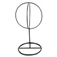 thumbnail image 2 of Ball Hat Stand Hat Rack Wig Holder Storage Display Stand Metal Black, 2 of 7
