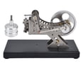 thumbnail image 3 of Engine Model, Durable Mini Motor Model Aluminum Construction Classical  For Mechanics Learning For Science Project, 3 of 8