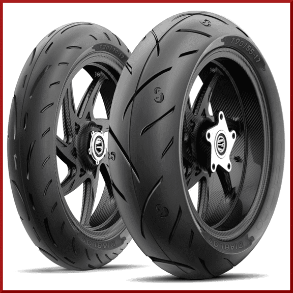 Roadmax Diablo 190/55-17 120/70-17 (75H) Motorcycle Tire SET (Front Rear)