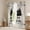 Black Grey, variant on Erosebridal Lodge Cabin Curtains and Drapes (38Wx54L),Happy Camping Blackout Curtains for Bedroom,Rv Accessories Curtains Pack of 2 (38Wx54L),Rustic Room Decoration