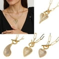 thumbnail image 4 of YongCo Multipurpose Love Heart Designs Necklace Sturdy Brass Adorned with Stylish Zirconia Great Accessory for Anniversaries, 4 of 20