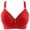 RED, variant on Underwear under $3.00 Bras For Couples Kinky Women Fashion Printed Bra Wire Free Underwear One-Piece Bra Everyday Underwear