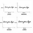 thumbnail image 4 of Cuadro Decorativo de Metal con Diseño love you bye Chico, 4 of 4