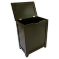 thumbnail image 2 of Redmon Contemporary Country Collection Plastic Laundry Hamper, Brown, 2 of 4