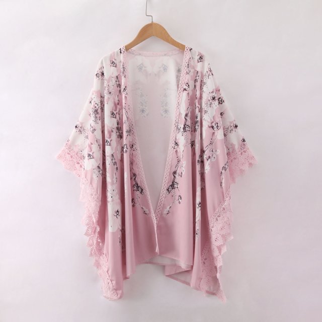 Puntoco moda mujer casual cárdigan estampado blusa manga corta camiseta verano Tops liquidación Puntoco Puntoco-5617