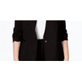 thumbnail image 3 of Rachel Rachel Roy Womens Plus Ponte Business One-Button Blazer Black 2X, 3 of 3