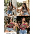 thumbnail image 6 of Cuteduck Women's Tops Summer Sleeveless Crew-Neck Plus Size Sexy Unique Leopard Print Casual Shirts 1X-4X, 6 of 9