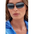 thumbnail image 3 of Gafas de sol Maui Jim Breakwall, polarizadas, color negro brillante, tamaño mediano, 3 of 7
