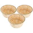 thumbnail image 1 of Shisuyan 3Pcs Durable Bamboo Baskets Useful Storage Baskets Lightweight Baskets for Home, 1 of 8