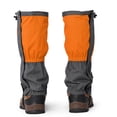 thumbnail image 3 of 1 par de polainas impermeables para deportes al aire libre, escalada, senderismo, botas, cubierta naranja, 3 of 10