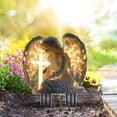 thumbnail image 4 of Angel Garden Stake,Acrylic Memorial Yard Art,Weather Resistant Outdoor Ornament,Ideal for Flower Pots,Patio,Lawn,Backyard and Cemetery Decor,7.87 Inch, 4 of 5