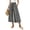 46# Gray, variant on Womens Capri Pant Dressy Casual Wide Leg Palazzo Pants Flowy Gaucho Pants Drawstring Trousers with Pockets,Gray,S
