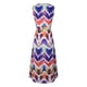 thumbnail image 5 of Vestido largo con bolsillo con cordones y estampado de rayas con cuello en V sin mangas casual para mujer Fridja  hjkh5668, 5 of 8