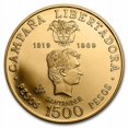 thumbnail image 2 of 1969 Columbia Gold 1500 Pesos Proof (Battle of Boyaca), 2 of 2