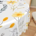 thumbnail image 4 of Tchckioa Boho Floral Round Tablecloth for Kitchen Dining,60 Inch Waterproof Stain Proof Table Cloth Cover, 4 of 6