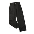 thumbnail image 4 of Sngxgn Women Cargo Trousers Drawstring Baggy Pants Loose Jogger Pants Pants Trendy Streetwear(Black,XL), 4 of 4