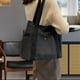 thumbnail image 4 of Bolso de hombro grande, monedero, bolso de viaje, bolso de mano escolar para mujer, negro, 4 of 9