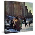 thumbnail image 7 of "Skaters in Central Park" by John Falter Painting Print on Canvas, 7 of 7