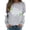 Light Gray, variant on St Patricks Day Crewneck Sweatshirts Women Letter Print Shirt Clover Shamrock Graphic Long Sleeve Pullover Tops Irish Tshirt Sky Blue XL