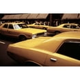 thumbnail image 2 of 1970S America. Yellow Taxi Cabs On 5Th Avenue Near 48Th Street. Manhattan History (24 x 18), 2 of 2
