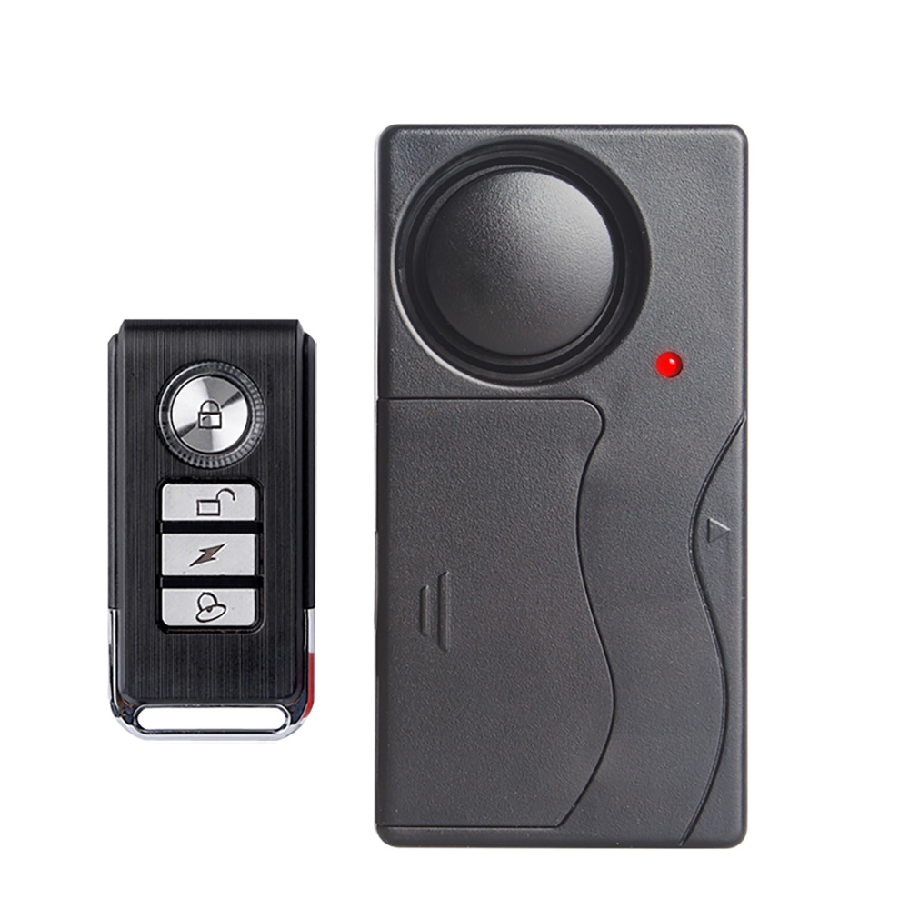 Ounamio Remote Control Vibration Alarm, Wireless Vibration Alarm, Adjustable Sensitivity, High