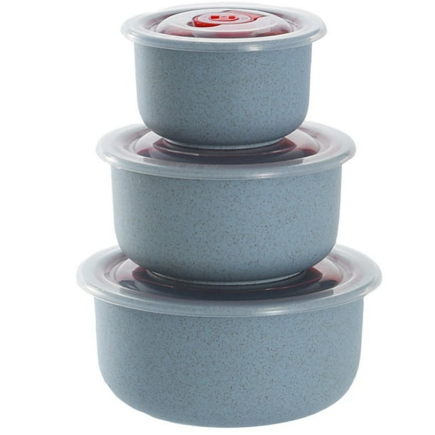 Clearance Mixing Bowls with Lids, Plastic Nesting Bowls Set, Storage