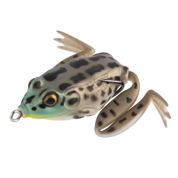 Lunkerhunt Lunker Frog Hollow Body Topwater Fishing Lure, 2 1/4 in, 1/2 oz, Rocky Toad