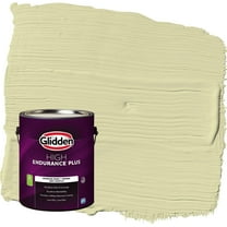 Glidden HEP Misty Moor / Green Flat Interior Paint with Primer, 1 Gallon