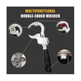 thumbnail image 3 of Adjable Double-ended Wrench, Functal Bath Wrench Pipe Rep Home Access Banmo, 3 of 5