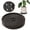Black,9.84×9.84 in, variant on Round Plant Caddy with Hidden Wheels, Movable Plant Pot Caddy, Rolling Planter Base Tray, Heavy Duty Flower Pot Mover, Mobile Round Plant Saucer Stand, Saucer Tray for Pots,Black,13×13 in