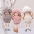 thumbnail image 2 of ColoMX 3 colgantes navideños: adornos de madera para árbol de Navidad, Papá Noel, muñeco de nieve, elfos de peluche, manualidades, decoración de pared., 2 of 7