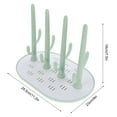 thumbnail image 2 of Minkissy Small Drying Rack Baby Bottle Drying Rack Green ABS Holding Milk Bottles 1Pack, 2 of 6