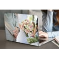 thumbnail image 4 of for MacBook Air 13" Case 2017-2014/2013//2012/2011/2010 Rel. Model A1369 & A1466, Plastic Protective Case Hard Cover Cable Tie, Flower 1733, 4 of 5