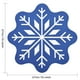 thumbnail image 5 of pstuiky Alfombra de invierno con copos de nieve|67 cm (26,4 pulgadas)|tapete de entrada navideño con copos de nieve|antideslizante y lavable, 5 of 7