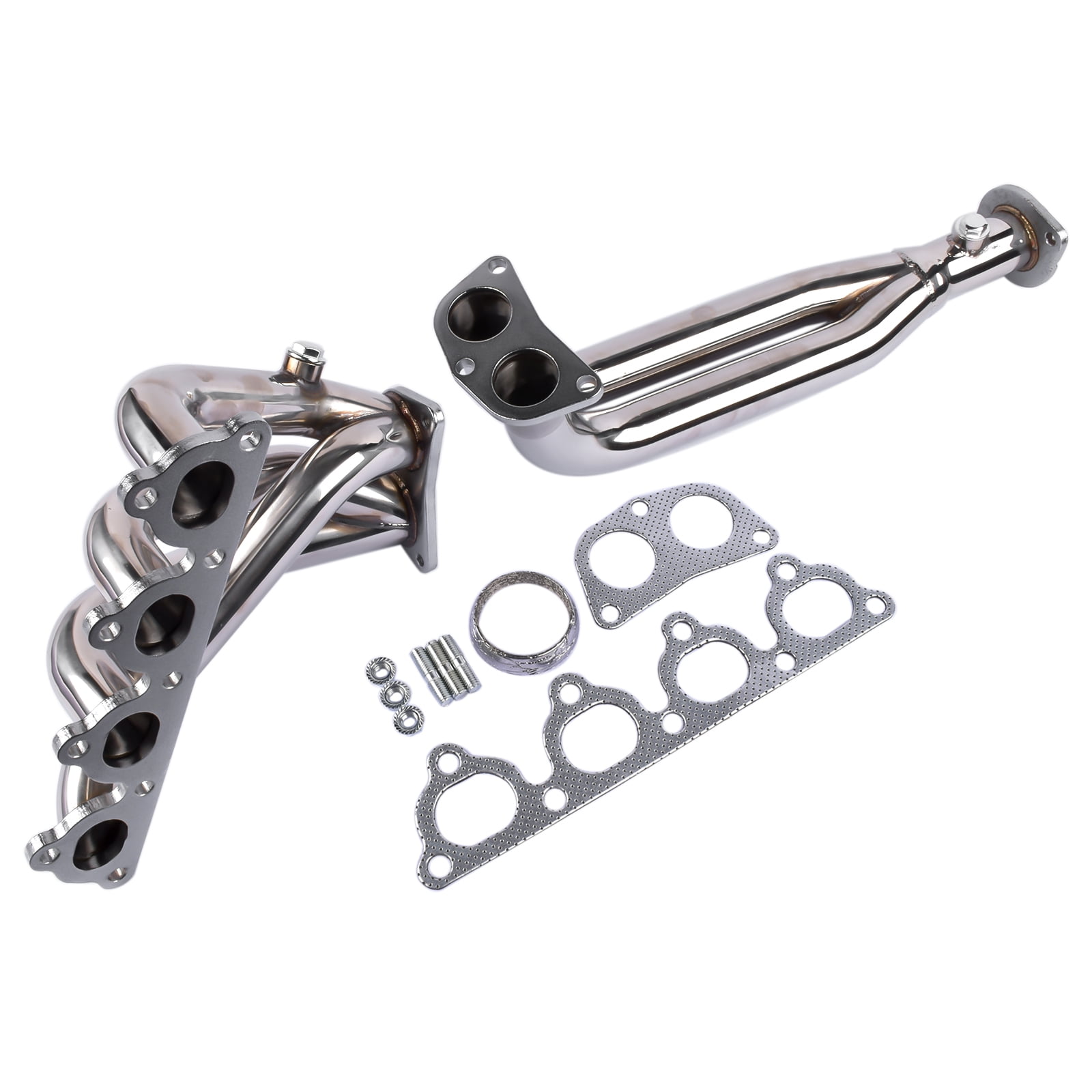 GELUOXI Stainless Exhaust Manifold Header with Gaskets for 88-00 Honda Civic D-series Engine SOHC