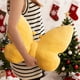 thumbnail image 1 of Almohada De Felpa De Doble Cara Cojines Decorativos De Mariposas Para Navidad Y San Valentín En Poliéster Amarillo Suave, Para Sofá, Dormitorio, 46x38cm (1 Unidad) Rkxzt, 1 of 7