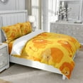 thumbnail image 3 of TeasBank Yellow Lions Twin Duvet Cover Set for Teens and Adult 3D Printing Bedding Comforter Cover Set Fashion Bedroom Decor, 3 of 4