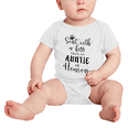 thumbnail image 2 of Sent with A Kiss from My Auntie in Heaven Funny Baby Boy Girl Bodysuits Unisex, 2 of 5