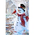 thumbnail image 1 of 1pc 5d Diamond Painting Cross Stitch Kit Snowman And Bird Pattern, 1 of 3
